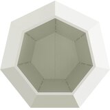  Sadilica 2 pcs Bijelo 100 x 100 x 80 cm Čelik | shoptok.hr