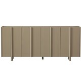 WOOOD Bež niska komoda od masivnog bora 200x85 cm Basu – Cijene