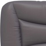  Krevet s madracem sivi 80 x 200 cm od umjetne kože | shoptok.hr