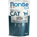 Monge cat grill sos sterilisane pastrmka 85g hrana za mačke Cene