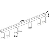  Brilagi - Svetiljka SELE 6xGU10/30W/230V bela/dekor hrasta | Eponuda.com