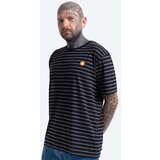 Wood Wood Bombažna kratka majica Ace T-shirt črna barva | Shoptok.si