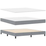  s opruga kutije Svijetlo siva 180 x 200 cm tkanina | shoptok.hr