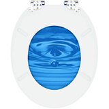  Toaletni pokrov s tiho zaporo Modra kapljica 44 x 38 cm, (5000207981) | Shoptok.si