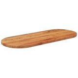 Stolna ploča 120x50x3,8 cm ovalna od masivnog drva bagrema | shoptok.hr