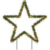  Ukrasno božićno svjetlo sa šiljcima zvijezda 80 LED 60 cm | shoptok.hr