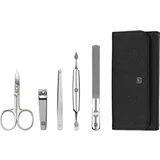 CLASSIC INOX Press Stud Case, black, 5 pcs.
