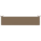  Jastučići za klupe SOEST 2 kom. 100% poliester Sivosmeđa | shoptok.hr