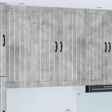  Ormar za Zid Lucca Betonska siva 80 x 31 x 100 cm | shoptok.hr