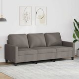  Trosjed od tkanine Smeđe-siva 180 cm | shoptok.hr