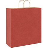  Papirnate vrećice 250 kom s ručkama crvene 45x17x48 cm | shoptok.hr