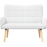  Kauč za dvoje Bijeli 115 x 61 x 87 cm tkanina | shoptok.hr
