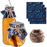KADAX pokrovčki za kozarce, marmelade, steklenice, prtičke + jutasta vrvica x10, (5000355215) | Shoptok.si