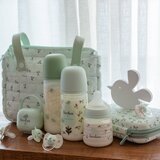 Suavinex Birdies Anticolic Baby Bottle steklenička za dojenčke Green 360 ml | Shoptok.si