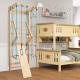 Igrače in hobi Stenska letev, gimnastična stena, plezalna lesena stena, 100 kg, 80 x 58,5 x 220 cm | Shoptok.si