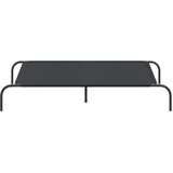  Povišeni krevet za pse crni 130x80x20 cm Oxford tkanina i čelik | Shoptok.si