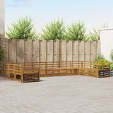  Setovi sofa 10 pcs Prirodna Čvrsto drvo akacije | Eponuda.com