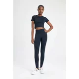 Defacto Fit Fitted Waist Seamless Sports Leggings