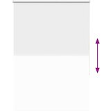 vidaXL rolo zatemnjena bela 105x175cm tkanina širina 100,7cm poliester | Shoptok.si