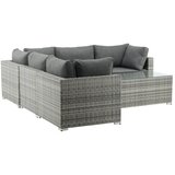 Venture Home Amazon kutna vrtna lounge garnitura, siva Slike
