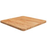 vidaXL Četvrtasta stolna ploča svjetlosmeđa 50x50x2 5 cm od hrastovine | shoptok.hr