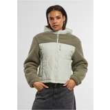 Urban Classics Women's jacket Sherpa Crinkle Nylon Mix light green/stone green | ePonuda.com