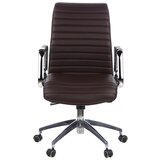 MID.YOU Pisarniški Stol Aspera 10, Rjava | Shoptok.si