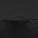  Stolić za kavu od čekićanog aluminija 70 x 30 cm crni | shoptok.hr