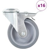  Okretni kotačići s otvorom za vijak 16 kom 100 mm Cijene