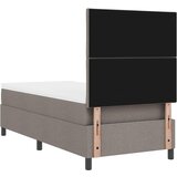  Krevet s opruga kutije Sivo-smeđa 100 x 200 cm tkanina | shoptok.hr