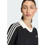 Adidas Top 'KNITTED CROCHET' črna / bela | Shoptok.si