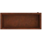  Vrtna posuda za sadnju s LED svjetlom 2 kom. Rđa - Otporni čelik 40 x 100 x 40 cm 2 | shoptok.hr