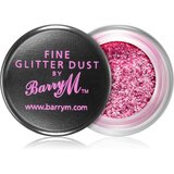Barry M Fine Glitter Dust bleščeča senčila za oči odtenek Crimson Pink 10 g Cene