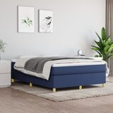 Za krevet s oprugama plavi 140 x 190 cm od tkanine Cijene