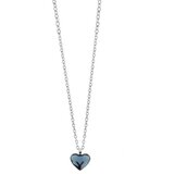 Victoria Cruz cuore denim blue lančić sa swarovski kristalom ( a3089-18hg ) Cene