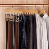 TOPIA HANGER 2x leseno obešalo za pasove in kravate z 20 kavlji | Shoptok.si