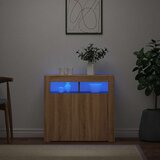  Komoda s LED svjetlima boja hrasta sonome 80 x 35 x 75 cm | shoptok.hr