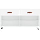  Klupa za cipele sjajna bijela 102x35x55 cm konstruirano drvo | shoptok.hr