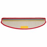  Prostirke za stepenice 10 kom 65x21x4 cm crvene poluokrugle velike | shoptok.hr