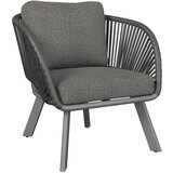 Ambia Garden LOUNGE NASLANJAČ tkanina aluminij | Shoptok.si