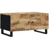  Klubska mizica 80x50x40 cm trden mangov les in inženirski les, (20712950) | Shoptok.si