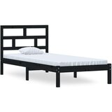  Za krevet od masivne borovine crni 100 x 200 cm | shoptok.hr