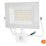 LED reflektor 50 W s detektorom pokreta, 4000 K (neutralno bijela boja svjetla), 4250 lm, IP44, 30 000 h, bijeli