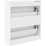 Ormarić za cipele bijeli 80x21x87,5 cm od konstruiranog drva | Eponuda.com