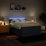  Krevet s oprugama i madracem plavi 140x200 cm od tkanine | shoptok.hr