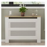 Hanah home Termora - Sapphire Oak, White Sapphire OakWhite Radiator Cabinet | ePonuda.com