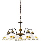  Kolarz 731.85.116 - Luster na lancu NONNA 5xE27/75W/230V, s motivom limuna | Eponuda.com