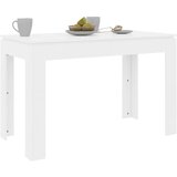  Blagovaonski stol sjajni bijeli 120x60x76 cm konstruirano drvo | shoptok.hr