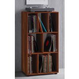 MID.YOU regal za gramofonske plošče schaltino, barva oreha | Shoptok.si