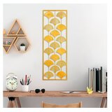 WALLXPERT Zidna dekoracija Ventilator 2, 32 x 90 cm, Zlatne boje | Eponuda.ba